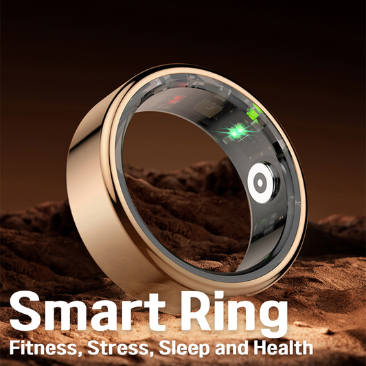 Smart Health Ring with Charging Case