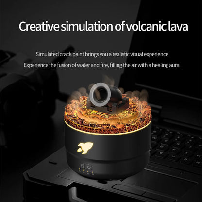 Lava Mist Diffuser – Ultra-Quiet Sleep Enhancer & Stress Relief